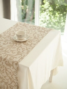 Дорожка льняная Злато