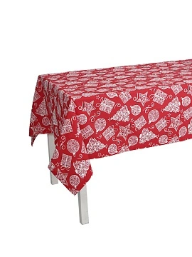 Комплект столовый Новогодний коллаж цвет 2