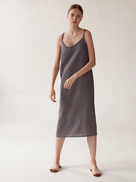 Сарафан Alaia graphite