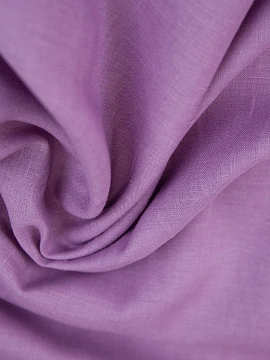 Льняная ткань цвет Аметист арт.011