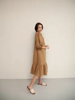 Платье Karolina limited ocher