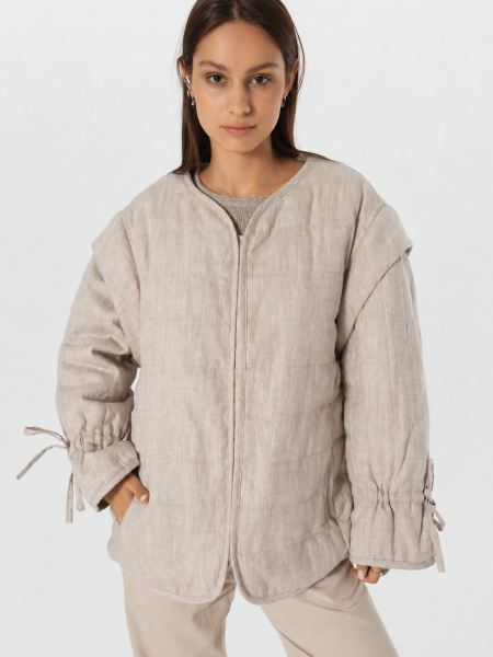 Куртка-жилет Boho natural