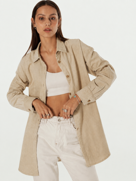 Рубашка velvet Celine natural
