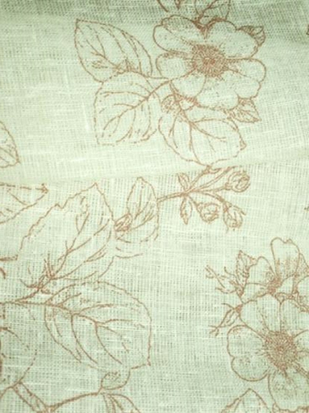 ОСТАТОК меньше метра Ткань льняная арт.08С415п1