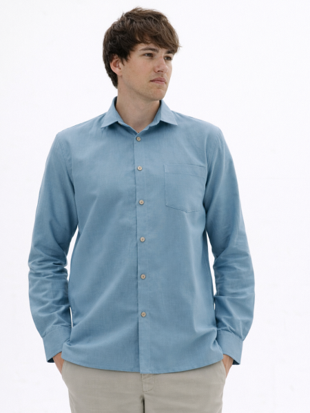 Рубашка Mont Blanc limited azure