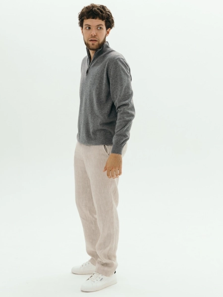 Джемпер Zipper natural