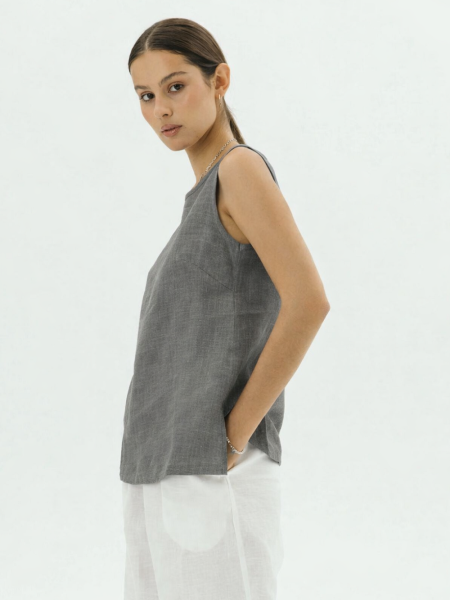 Топ Elle limited grey