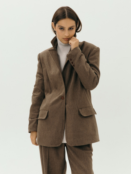 Жакет wool Parisian limited chocolate