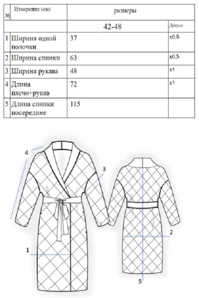 Пальто льняное стеганое Tutto natural