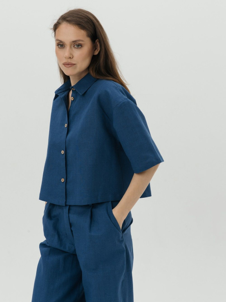 Рубашка Aura limited blue