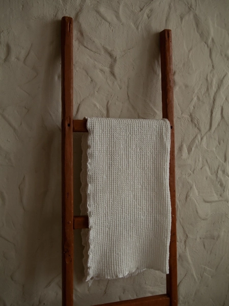 Полотенце умягченное Stone wash white