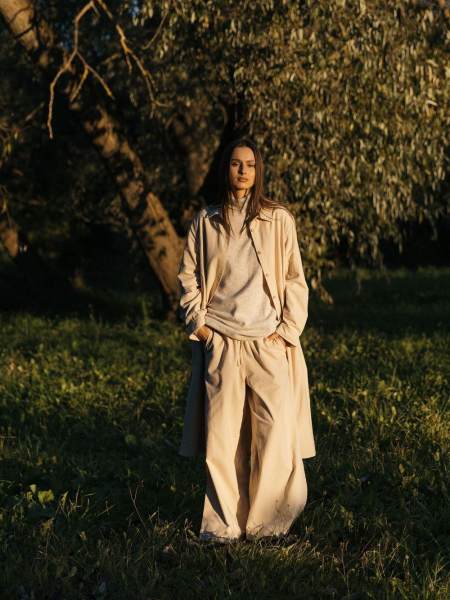 Платье-рубашка flannel Fresh natural