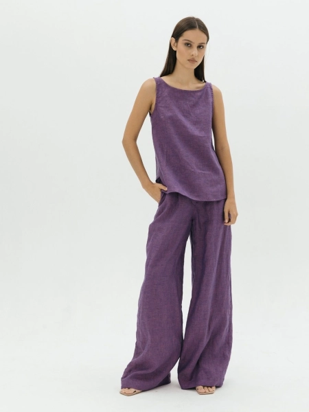 Топ Elle limited eggplant melange
