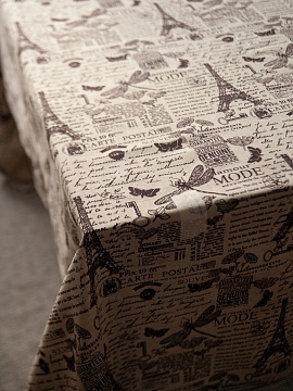 Скатерть льняная Артон без салфеток