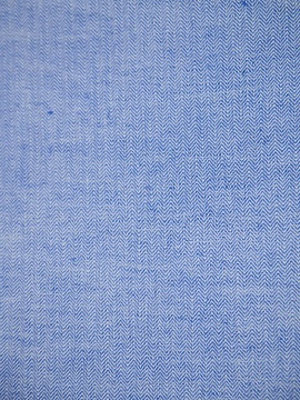 ОСТАТОК Ткань полульняная Голубая елочка арт.418-59