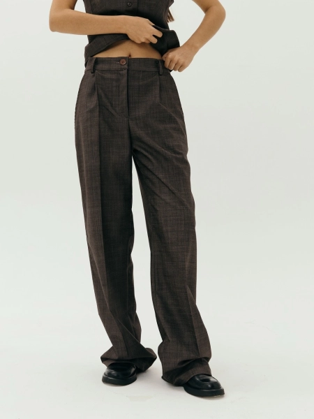 Брюки wool Classy limited chocolate