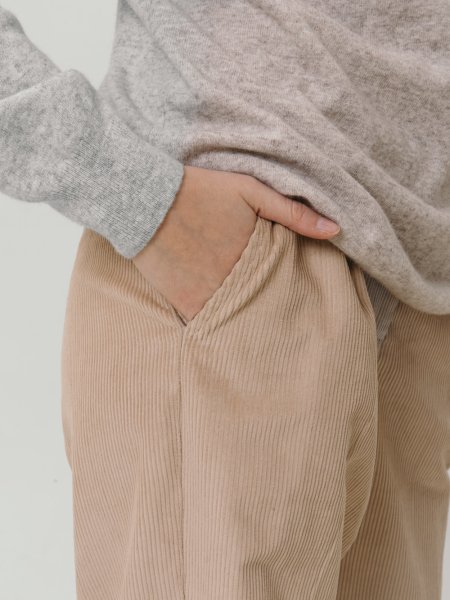 Брюки velvet Classy limited beige