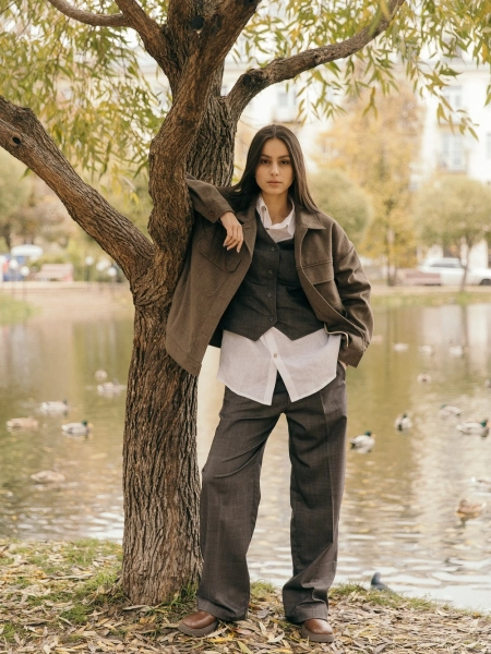 Брюки wool Classy limited chocolate