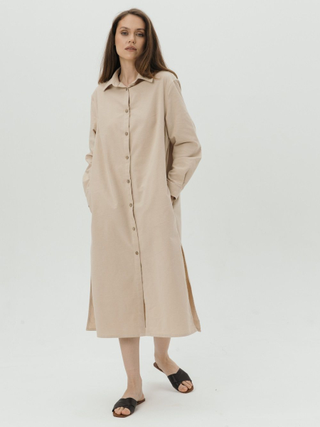 Платье-рубашка flannel Fresh natural