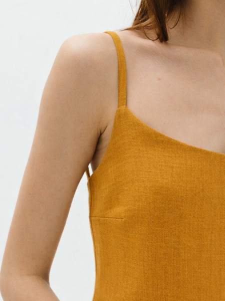 Платье Little limited mustard