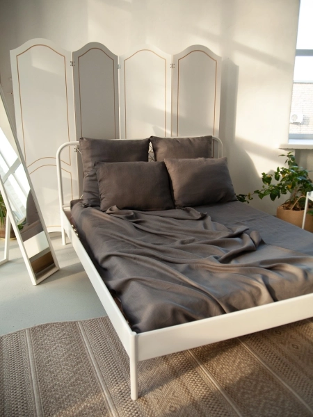 Простыня Cozy graphite