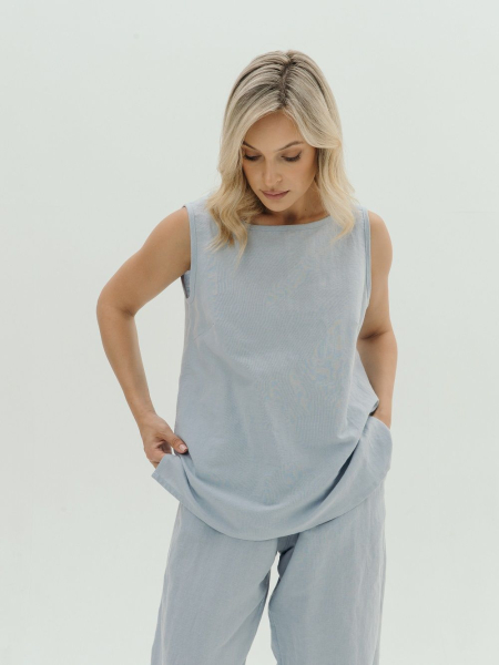 Топ Elle limited turquoise