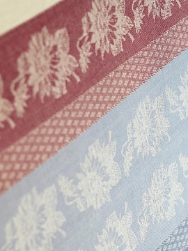 ОСТАТОК меньше метра Льняная ткань полотенечная Подсолнухи