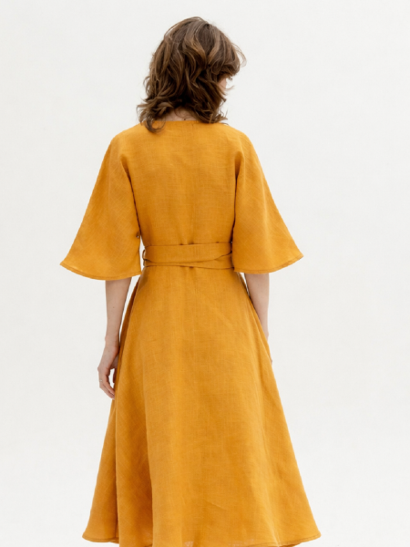 Платье Blossom limited mustard