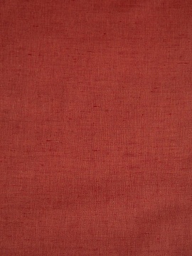 ОСТАТОК меньше метра Ткань полульняная Красный меланж арт.1518