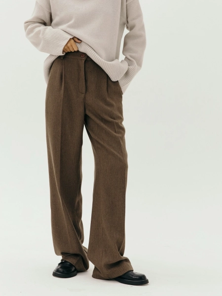 Брюки wool Classy limited chocolate line