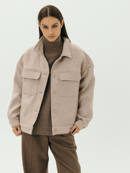 Куртка wool Bertha natural