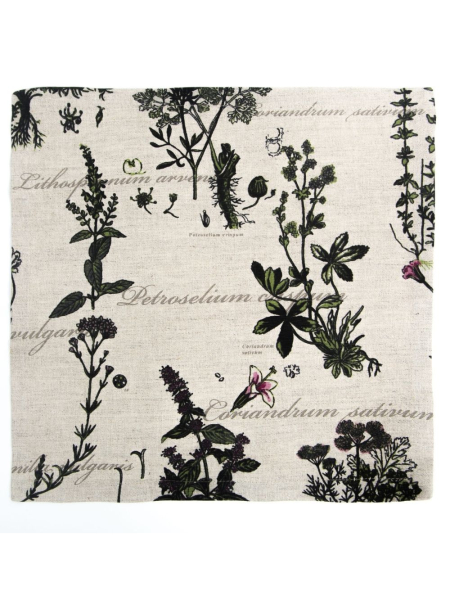 Салфетка льняная Ботаника