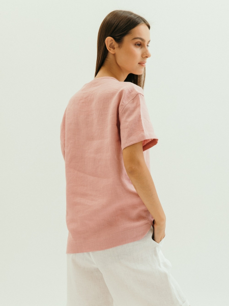 Футболка Basic dusty rose