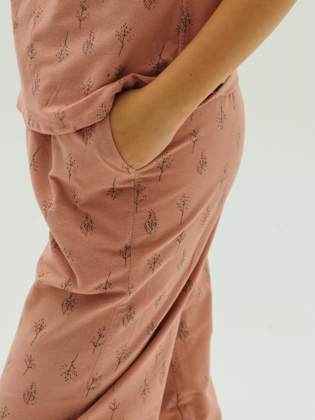 Брюки flannel Levanto limited rose trees