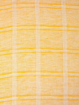 Ткань лен Оранжевый арт.370-3