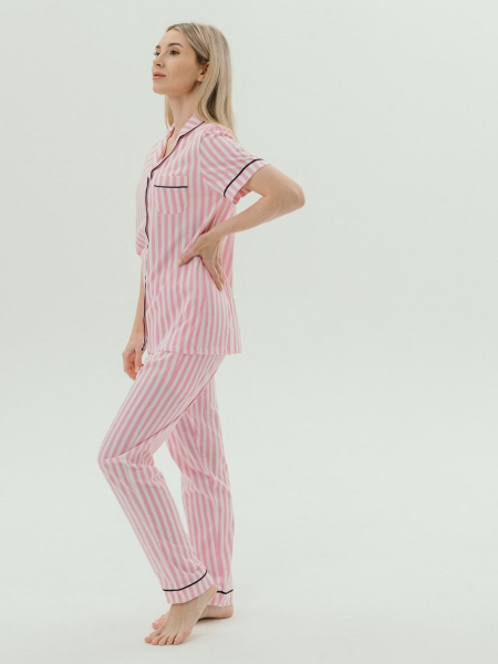 Пижама Snooze limited pink stripe