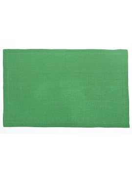 Плейсмат льняной цвет изумруд
