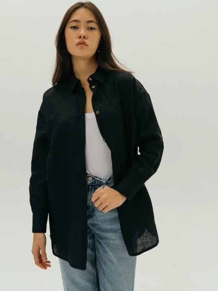 Рубашка Celine black