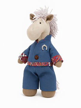 Льняной сувенир конь Юлий