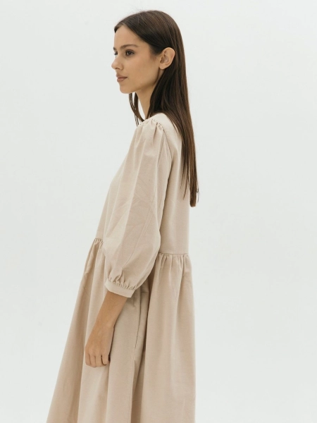 Платье flannel Margo natural