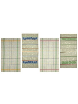 Набор льняных полотенец для кухни Садовый