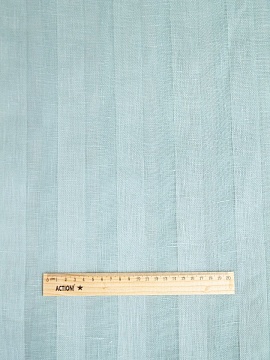 ОСТАТОК меньше метра Ткань изо льна Пыльный голубой арт.15С432-524