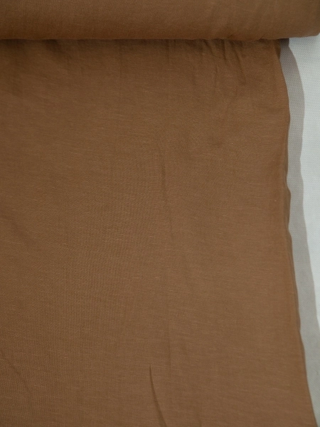Ткань изо льна с вискозой Охра арт.510-2