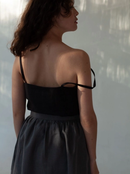 Топ женский Salerno black
