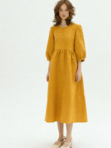 Платье Margo limited mustard