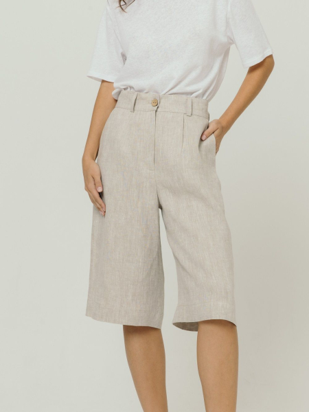 Шорты-бермуды Milan natural