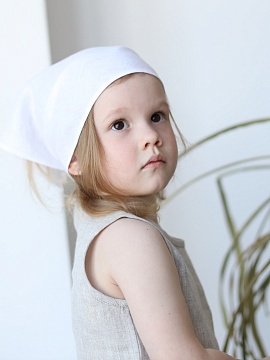 Косынка детская Istoki mini white