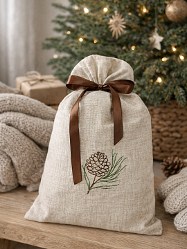 Мешочек льняной Сосновый лес