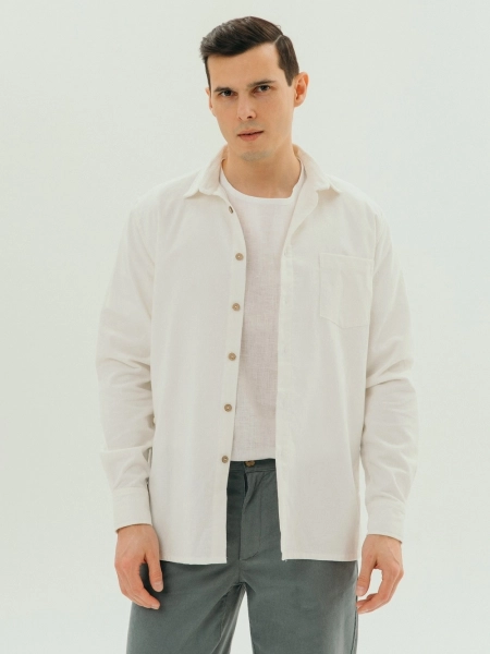 Рубашка velvet Mont Blanc white
