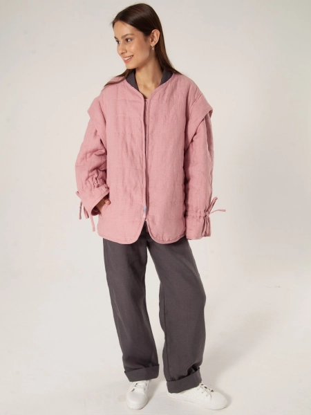 Куртка-жилет Boho dusty rose